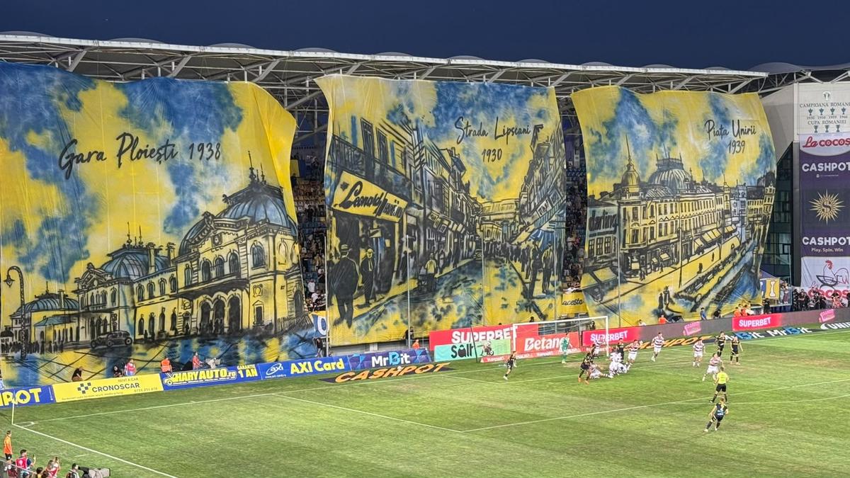 Scenografii la Petrolul - Rapid