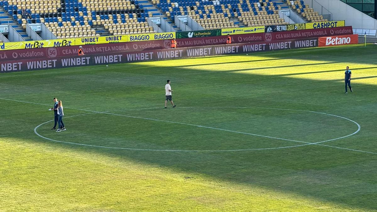 Imagini înainte de Petrolul - Rapid