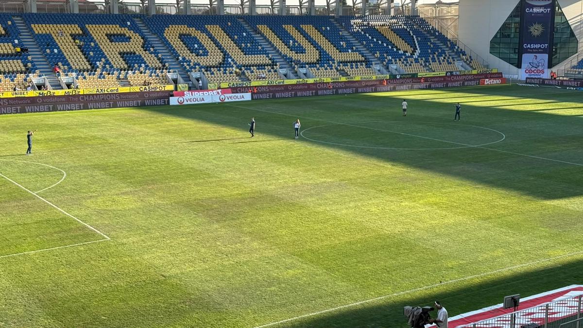 Imagini înainte de Petrolul - Rapid