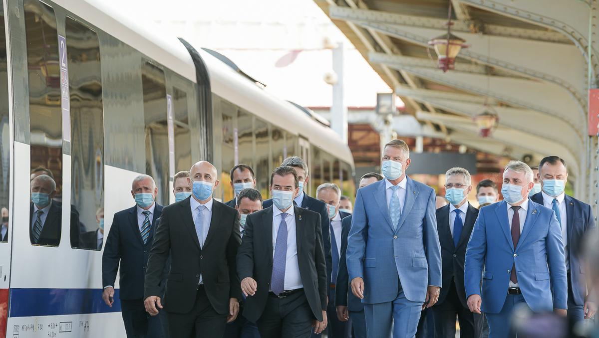 VIDEO + FOTO Klaus Iohannis a testat azi ruta feroviară „Henri Coandă - Gara de Nord” » Ce a declarat președintele României