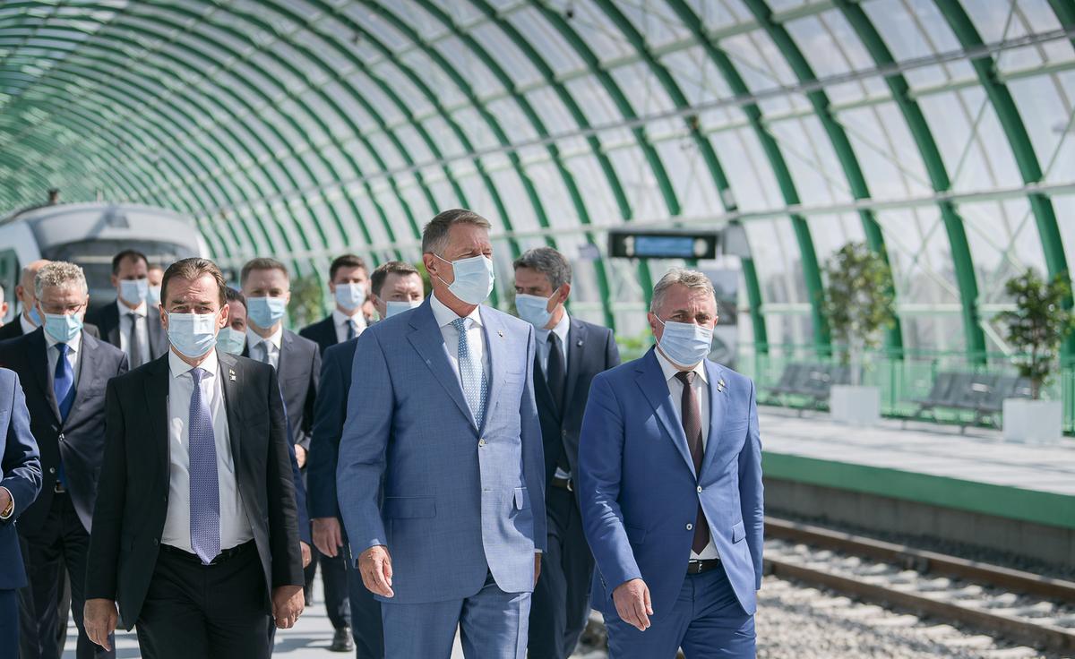 VIDEO + FOTO Klaus Iohannis a testat azi ruta feroviară „Henri Coandă - Gara de Nord” » Ce a declarat președintele României