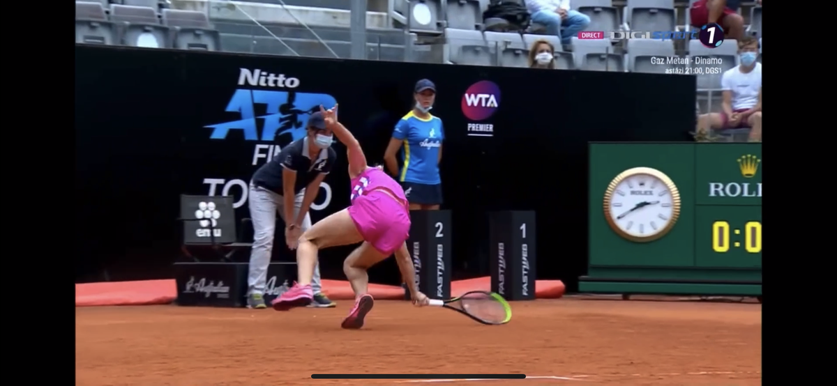 simona halep cazatura