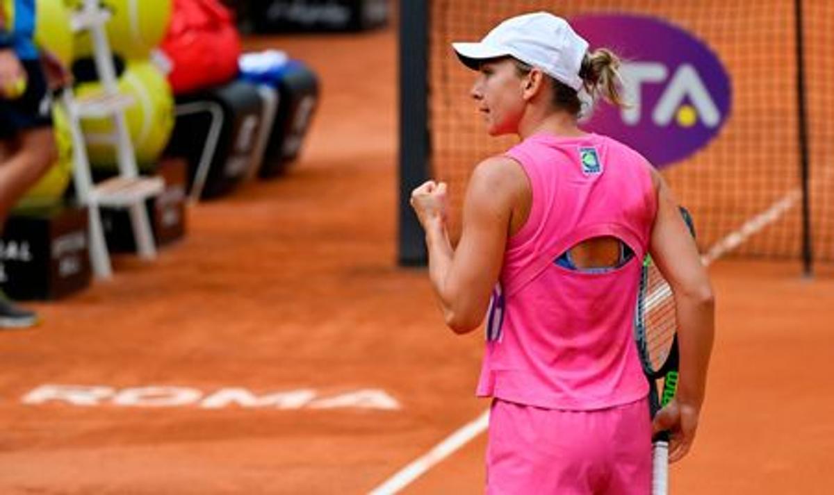 Simona Halep - Karolina Pliskova 6-0, 2-1. VIDEO + FOTO Halep cucerește titlul de la Roma, profitând de abandonul adversarei