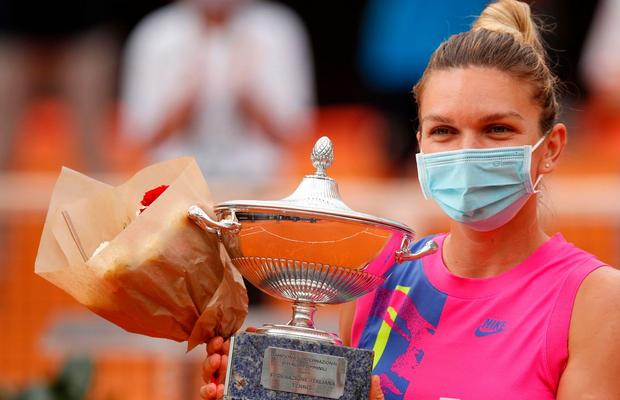 Simona Halep - Karolina Pliskova 6-0, 2-1. VIDEO + FOTO Halep cucerește titlul de la Roma, profitând de abandonul adversarei