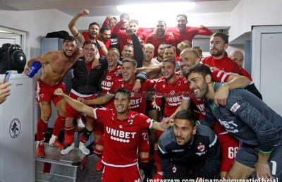 GAZ METAN - DINAMO 1-3. VIDEO Sărbătoare în vestiarul „câinilor”! Clipul postat de preparatorul fizic al dinamoviștilor