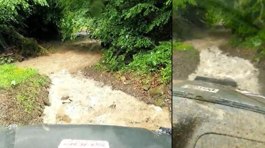 Cum se vedea, din celelalte mașini, trecerea peste pârâu care i-a fost fatală pilotului „Nu ne mai vedeam ieșiți” » Mărturii despre condițiile în care s-a produs decesul pilotului de off-road Adrian Cernea