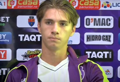 Vlad Tudor / Captură FC Argeș TV