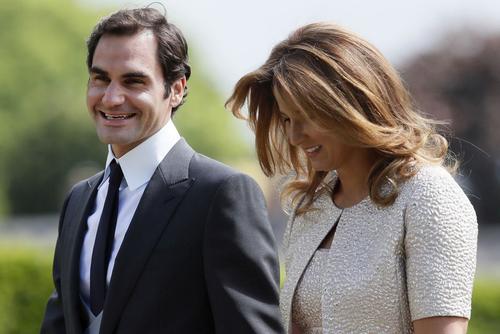 Roger, alături de Mirka Federer // foto: Guliver/gettyimages