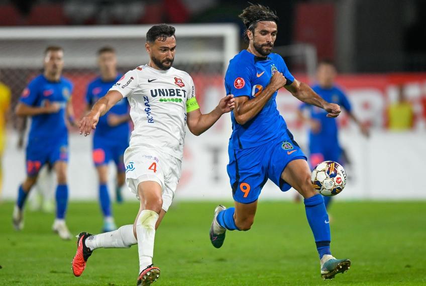 Andrea Compagno (27 de ani, atacant) a marcat de două ori în meciul Hermannstadt - FCSB, restanță din runda #5 a Superligii.