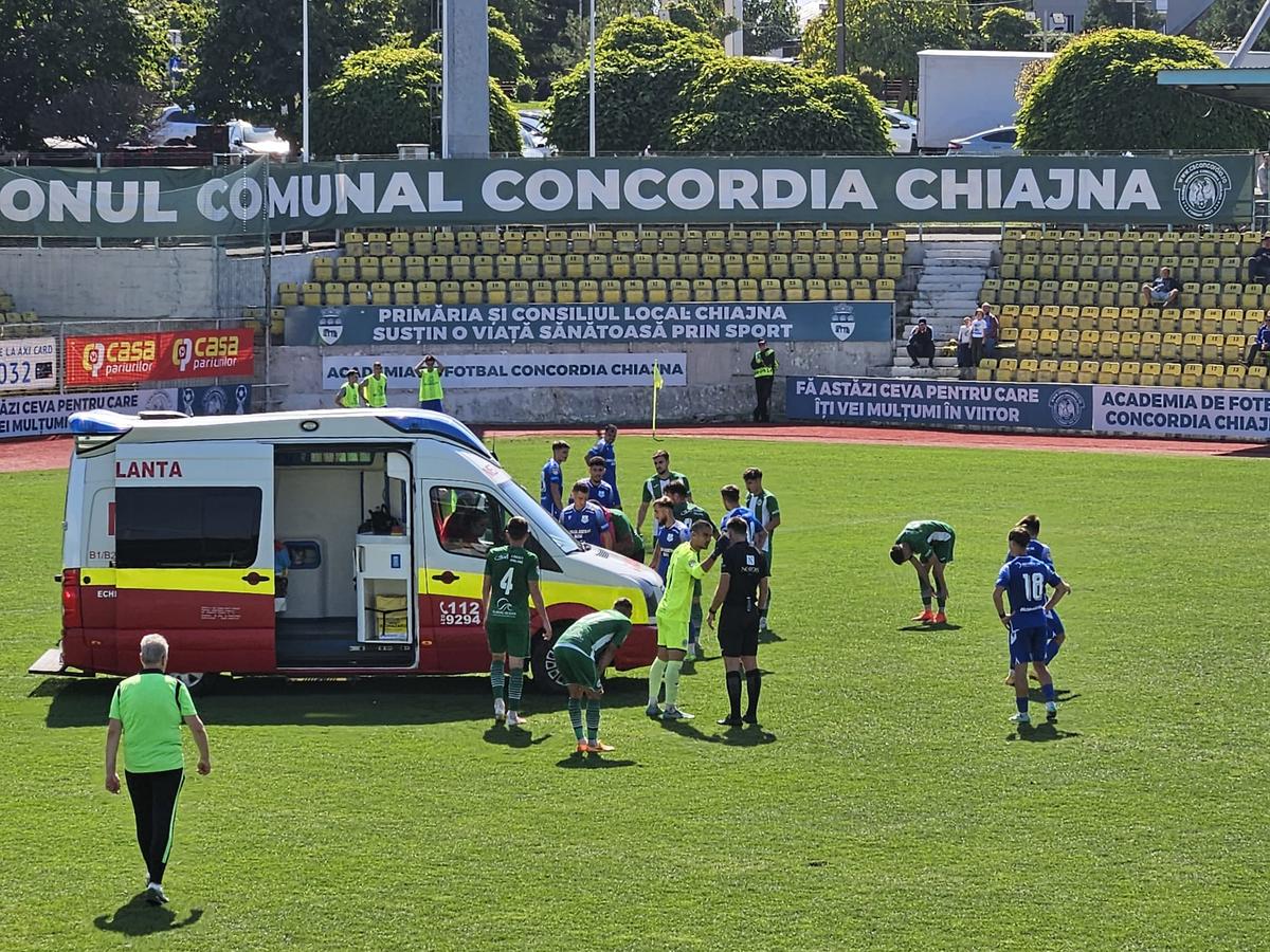 Momente de panică la Chiajna - Metalul Buzău