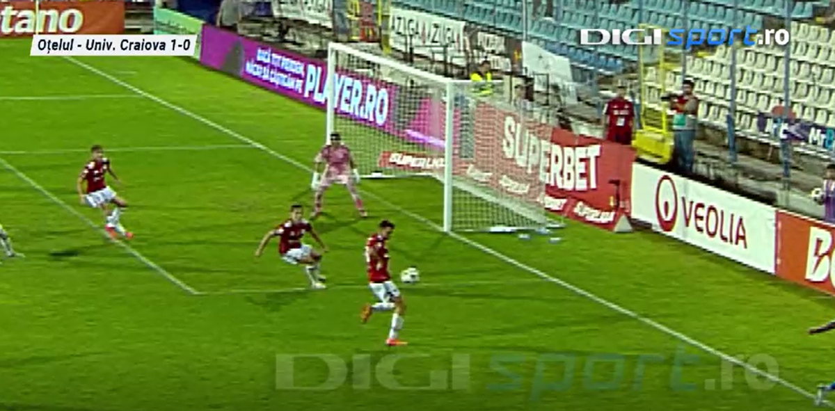 Penalty cerut de Craiova la meciul cu Oțelul
