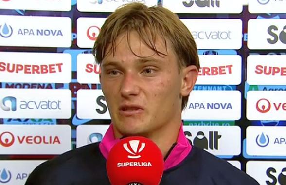 La 18 ani, a înscris primul lui gol la CFR Cluj: „Fericit pentru reușită, păcat pentru rezultat”