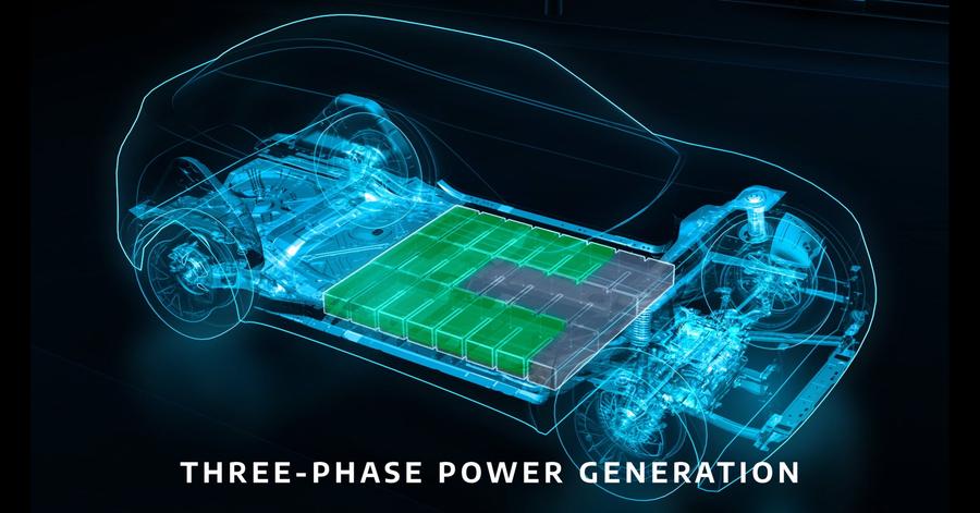 Sistemul IBIS folosit pe Peugeot e-3008. Foto: Stellantis Revoluţie pe piaţa auto! Un cunoscut producător lansează prima mașină electrică cu baterie integrată complet