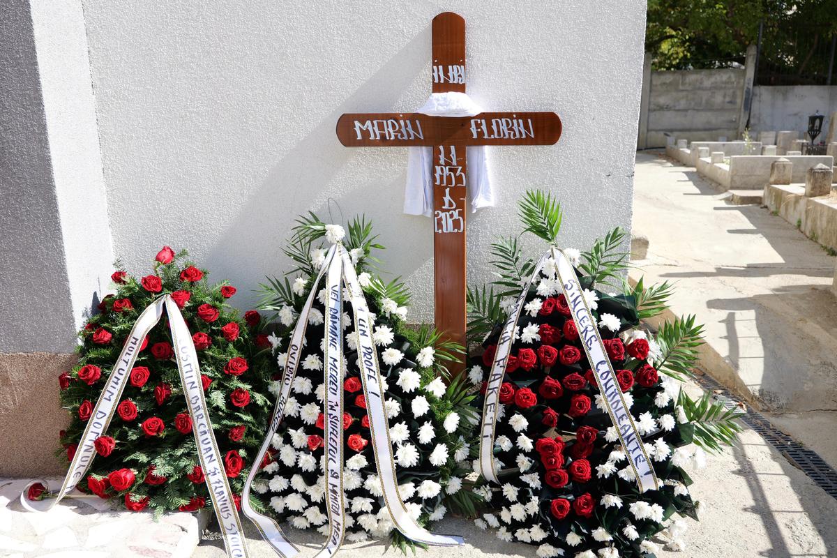 Înmormântarea lui Florin Marin