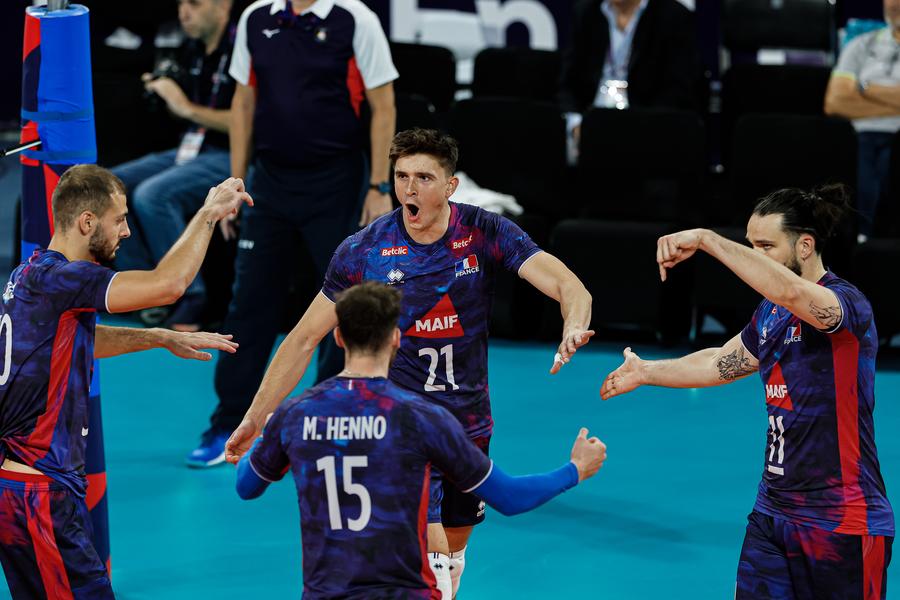 Franța, dublă campioană olimpică/Foto: CEV Campionii olimpici ai Franței privesc cu precauție la duelul cu România: „Ne vom pregăti de o bătălie dură”