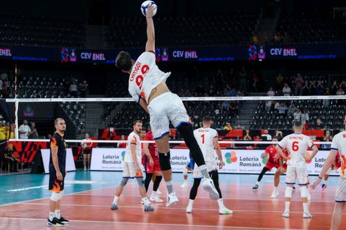 BTarena din Cluj-Napoca a găzduit grupa D a Campionatului European de volei masculin/Foto: CEV