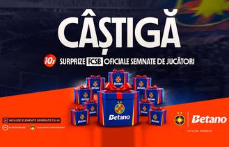 10 tricouri oficiale FCSB, semnate de jucători: giveaway-ul Betano se încheie pe 23 septembrie
