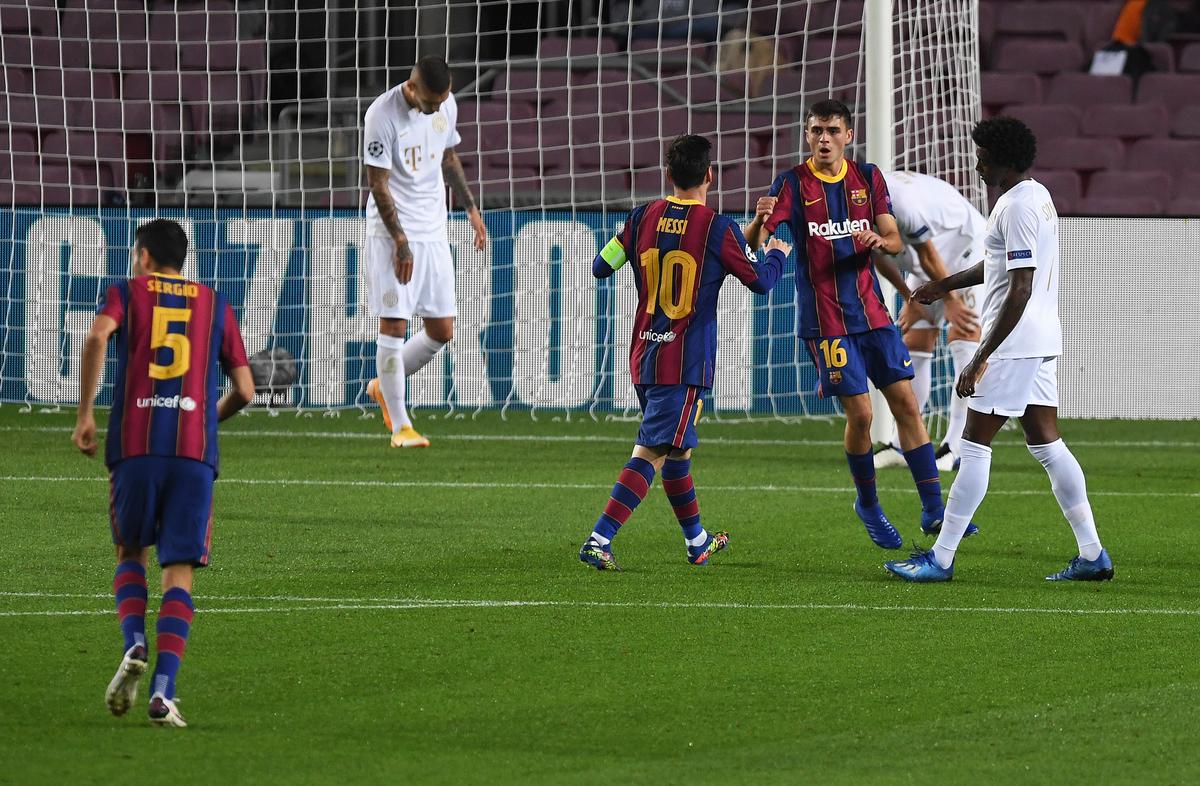 BARCELONA - FERENCVAROS 5-1. Saltul carierei pentru Laidouni! Din rezervă în Liga 1, în titular pe Camp Nou