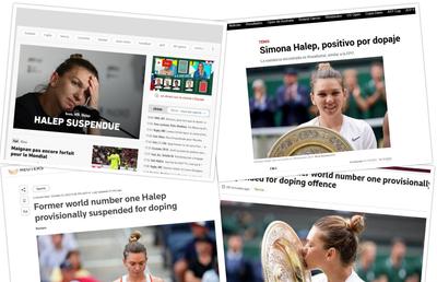 Site-urile ziarelor de sport din întreaga lume o pun pe Simona Halep pe prima pagină