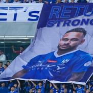 Pe teren și în tribune, Neymar a fost în gândurile celor de la Al Hilal / Sursă foto: facebook.com/AlhilalFC