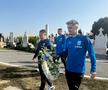 5 ani de la decesul lui Ilie Balaci. Screciu, Ivan și Mitriță au pus o coroană la mormânt (foto: Universitatea Craiova)