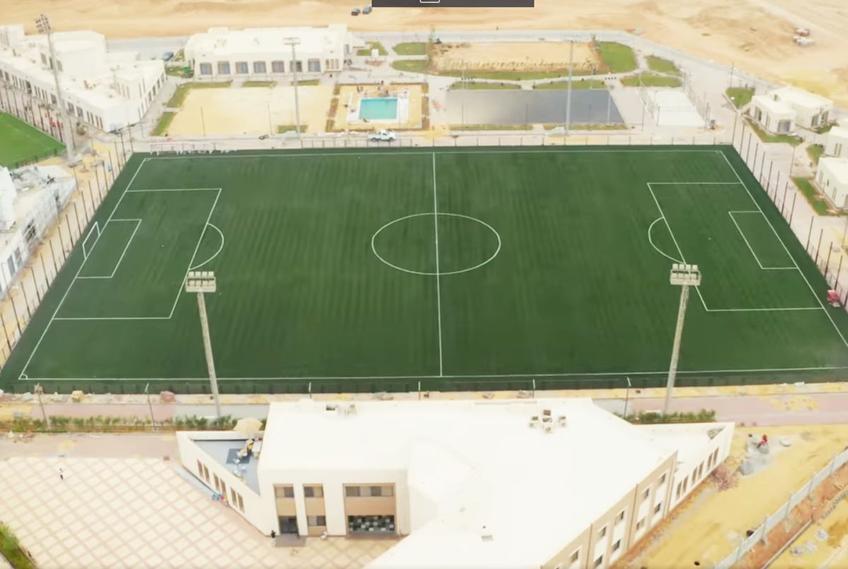 Imagini de la inaugurarea bazei din Egipt / Captură Video@.facebook.com/fcnordsjaelland