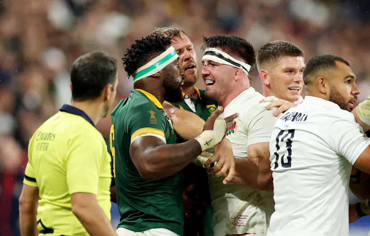 Cele mai spectaculoase imagini din Anglia - Africa de Sud, semifinala Cupei Mondiale de rugby