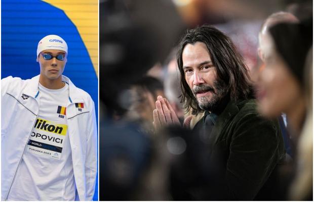 Keanu Reeves de România? Imaginea anului cu David Popovici