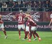 Aaron Boupendza în Rapid - Farul, în runda 13 din Superliga / foto: Ionuț Iordache