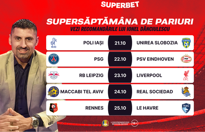 Supersăptămâna de pariuri începe cu recomandările lui Ionel Dănciulescu