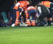 Dragoș Nedelcu, accidentat la meciul cu Farul / Foto: Ionuț Iordache GSP