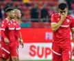 Fotbaliștii lui Dinamo, cu capetele plecate după eșecul din derby-ul cu FCSB / FOTO: Cristi Preda (GSP)