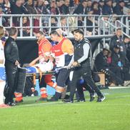 Dragoș Nedelcu, accidentat la meciul cu Farul / Foto: Ionuț Iordache GSP