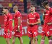 Fotbaliștii lui Dinamo, cu capetele plecate după eșecul din derby-ul cu FCSB / FOTO: Cristi Preda (GSP)