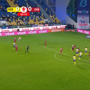 Preluarea lui Chică-Roșă din Petrolul - CFR Cluj. FOTO: captură Prima Sport