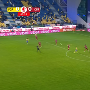 Preluarea lui Chică-Roșă din Petrolul - CFR Cluj. FOTO: captură Prima Sport