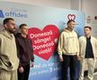 Jucătorii lui Dinamo au mers astăzi la Centrul de Transfuzie Sanguină pentru a dona sânge