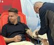 Jucătorii lui Dinamo au mers astăzi la Centrul de Transfuzie Sanguină pentru a dona sânge