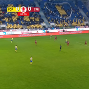 Preluarea lui Chică-Roșă din Petrolul - CFR Cluj. FOTO: captură Prima Sport