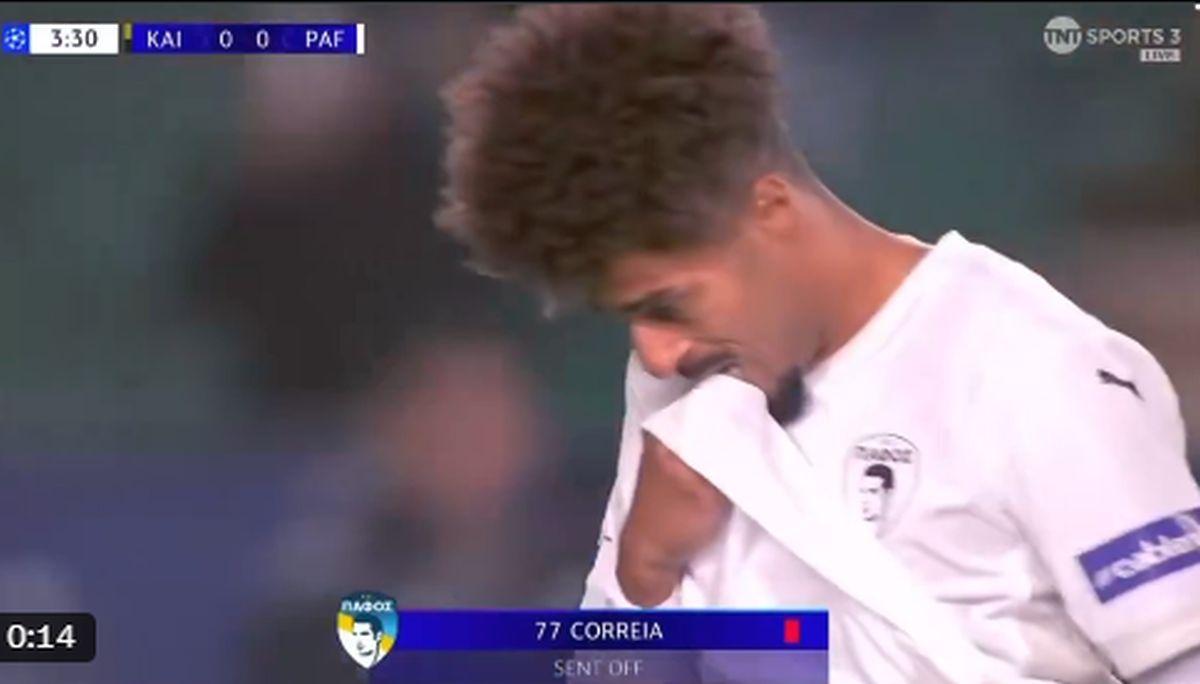 Eliminarea lui Correia în Kairat - Pafos, a doua cea mai rapidă din istoria Ligii Campionilor!