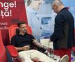 Jucătorii lui Dinamo au mers astăzi la Centrul de Transfuzie Sanguină pentru a dona sânge