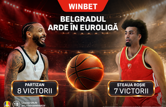 Partizan - Crvena zvezda: de ce derby-ul Belgradului este unul dintre cele mai fierbinți meciuri din Euroligă