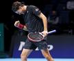 Dominic Thiem (3 ATP, 27 de ani) l-a eliminat pe Novak Djokovic (33 de ani) în semifinalele de la Turneul Campionilor, foto: Guliver/gettyimages