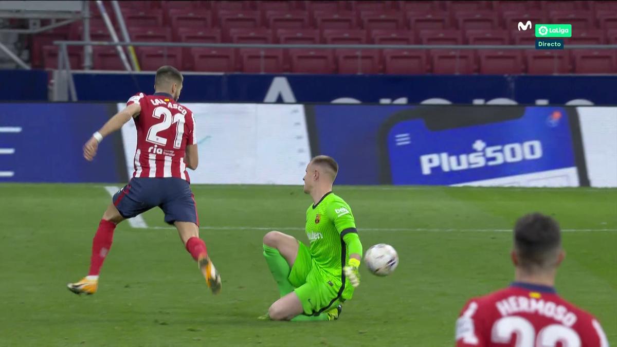 Atletico Madrid - Barcelona. Ce gafă! Ter Stegen a vrut să-l imite pe Neuer, dar s-a făcut de râs: „Incredibil!”
