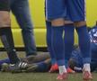 Accidentarea lui Modibo Keita în CSC Șelimbăr - FC Buzău // foto: captură DigiSport