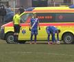 Accidentarea lui Modibo Keita în CSC Șelimbăr - FC Buzău // foto: captură DigiSport