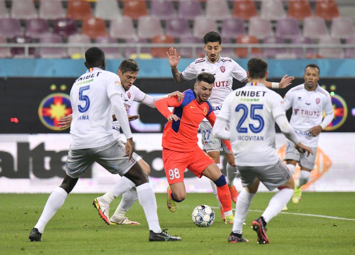 Petrea, salvat de rezerve! FCSB a întors în 8 minute scorul cu FC Botoșani