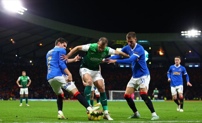 Rangers, cu Ianis Hagi (23 de ani) pe teren din minutul 69, a fost învinsă de Hibernian, scor 1-3, în semifinalele Cupei Ligii Scoției.