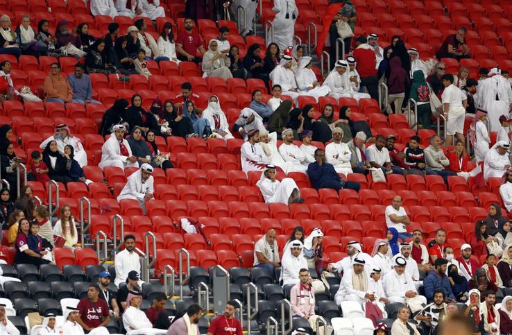 Imagine surprinsă în timpul meciului Qatar - Ecuador / Sursă foto: Guliver/Getty Images