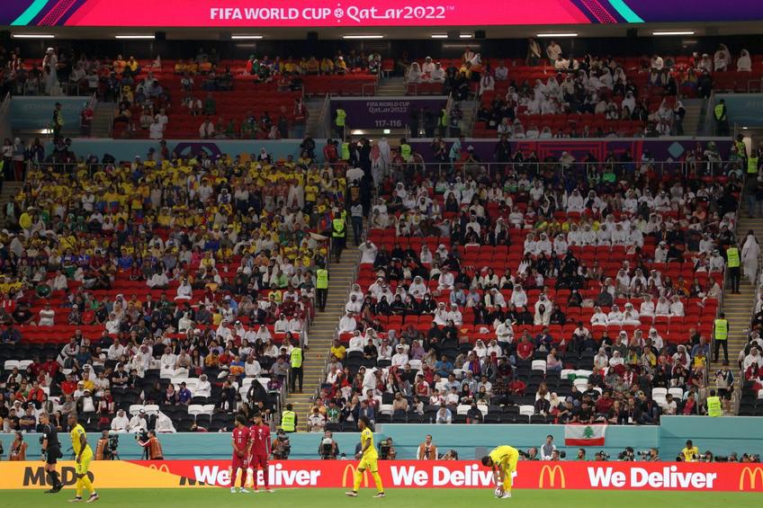 Imagine surprinsă în timpul meciului Qatar - Ecuador / Sursă foto: Guliver/Getty Images